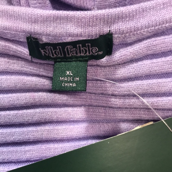 🆕Wild Fable Lavender Ribbed Crop Top Various Sizes | NWT - Picture 5 of 7